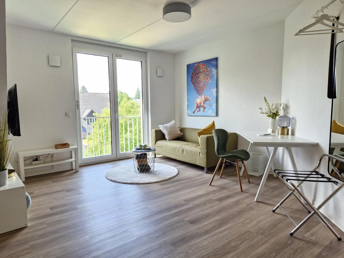 Modern-Living Stadt-Appartement Mitte Bielefeld Bagian luar foto